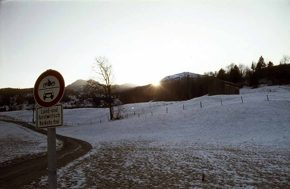 Murnauer Moos am 11.01.1975