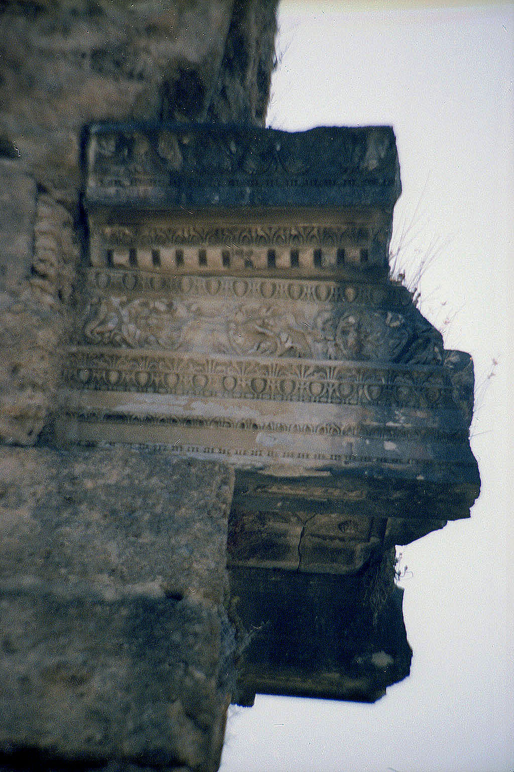 30.07.1990 | Nymphäum | Mauersturz-Detail