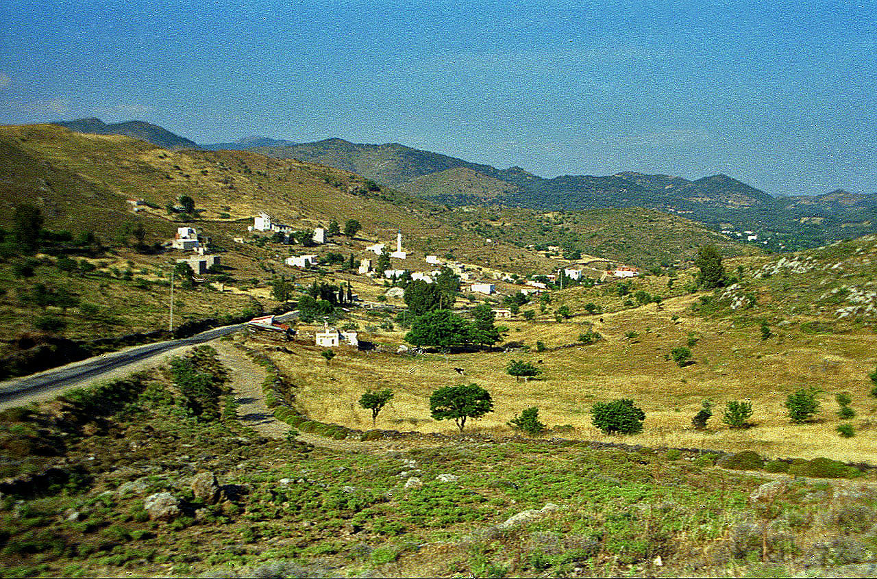 04.06.1996 | bei Dagbelen | Landschaft  der Bodrum-Halbinsel